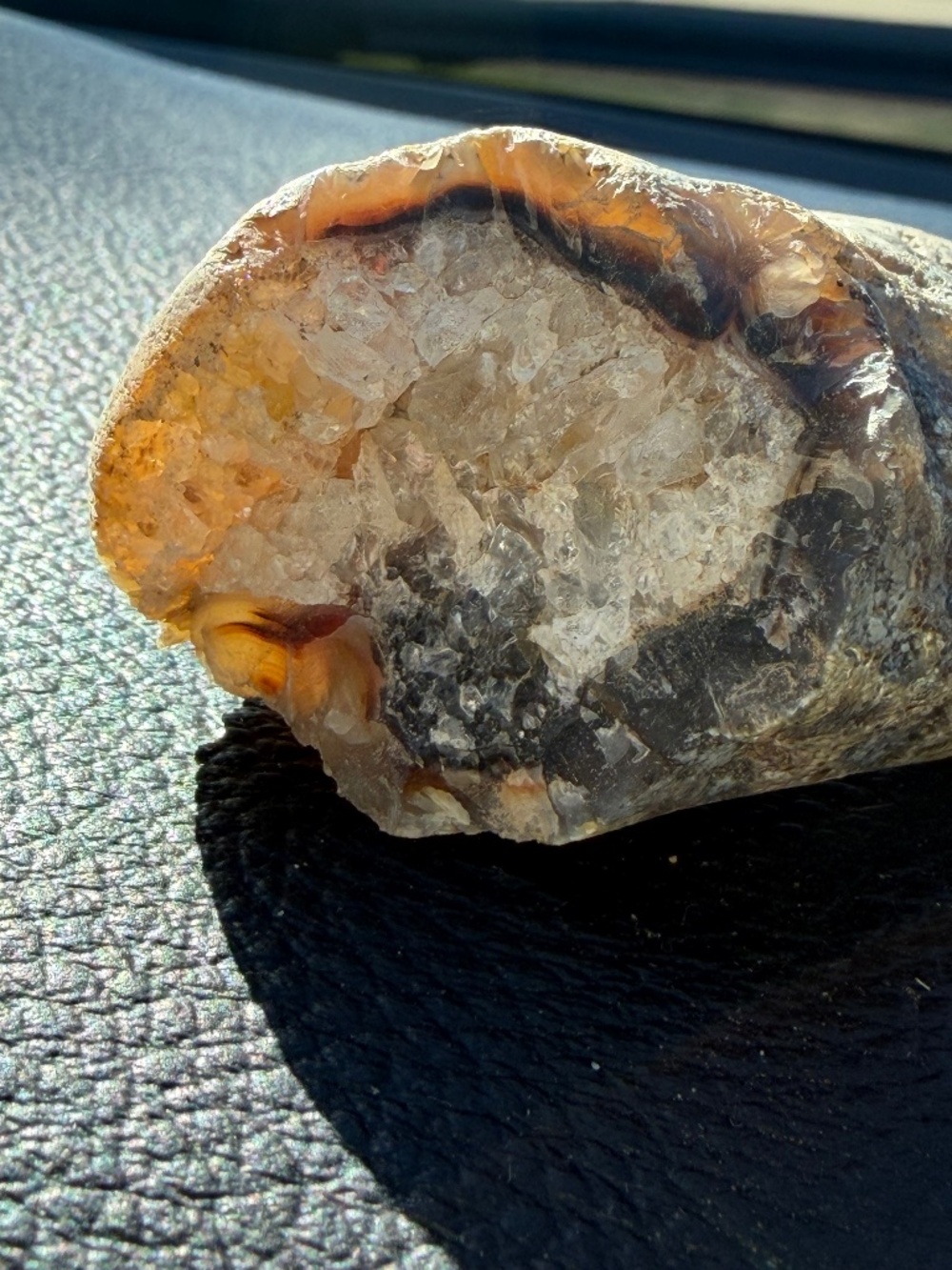 Montana moss agate crystal